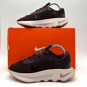 Nike Motiva Shoes Womens 7.5 Burgundy Crush Walking Sneakers Comfort DV1238-604